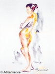 Mod�le - aquarelle - 50x32 cm