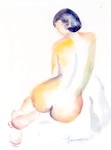 Modle - 2004 - aquarelle - 40x30 cm