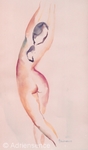 Mod�le - 2005 - aquarelle - 50x33 cm