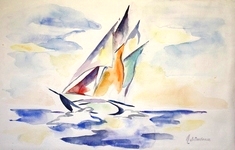 Voilier - 2011 - aquarelle